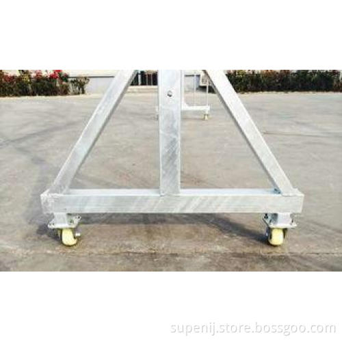 Motor Power 1.8kw 630kg Suspended Work Platforms Aluminum